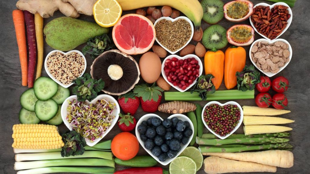 nutrientes en los alimentos y frutas