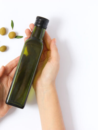 botella de aceite de oliva