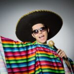 Hombre festivo