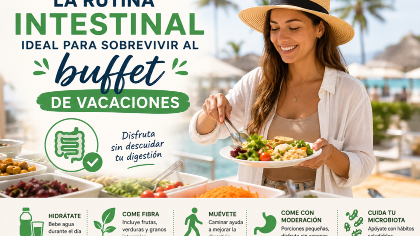 Rutina intestinal en vacaciones